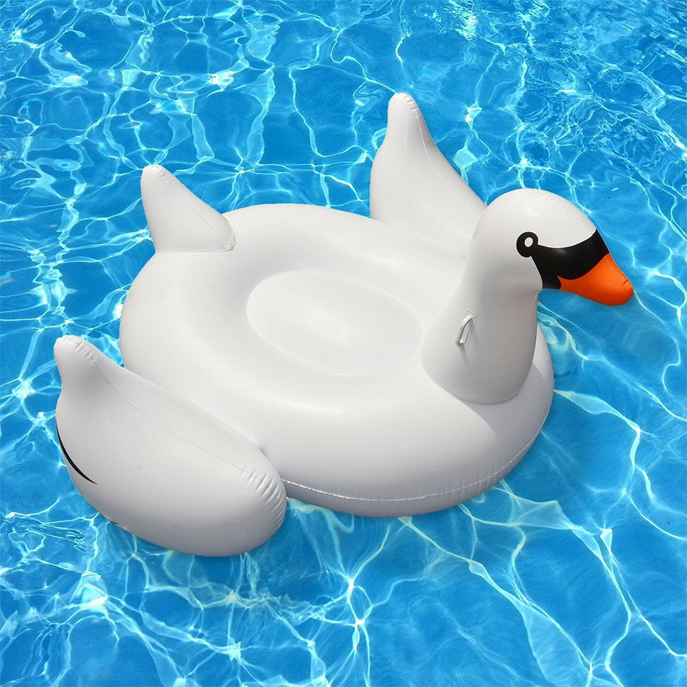 inflatable swan pool float